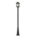 Red Barrel Studio® Wabansia 1-Light Post Light Aluminium/Metal in Black | 114.5 H x 10 W x 10 D in | Wayfair DE96B4158F534C759442538F4AEBA29C