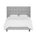 Joss & Main Andreas Standard Bed Upholstered/Metal in Black | 56 H x 83 W x 85 D in | Wayfair 2379A206D1A74CC79109FD76B44EC2B0