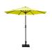 The Twillery Co.® Pierpoint 108" Market Umbrella w/ Free Standing Umbrella Base Metal in Green | 91 H x 108 W x 108 D in | Wayfair