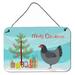 The Holiday Aisle® German Langshan Chicken Christmas Hanging Prints Decorative Accent Metal | 8 H x 12 W x 0.03 D in | Wayfair