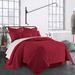 Wade Logan® Efrat Coverlet Set Polyester/Polyfill/Cotton in Red | King Coverlet + 2 Shams + 2 Throw Pillows | Wayfair