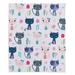 Harriet Bee Chattam Cats Blanket Polyester | 51 W in | Wayfair DEFC541E5D8A4219B739C0B3332B91F1
