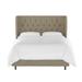 Birch Lane™ Mai Tufted Standard Bed Metal/Polyester | 55 H x 59 W x 80 D in | Wayfair D4DA98B24C4C44119E1207D80C3EBE4A