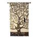 Bungalow Rose Cotton Klimt Tree of Life Wall Hanging Cotton in Black/Brown/Gray | 54 H x 31 W in | Wayfair 419AC85D81D6448EBC645A2205642E10