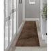 White 0.35 in Area Rug - Latitude Run® Custom Size Schulter Collection Dark Beige Color Medium Pile Slip Resistant Runner Rugs by Feet Polypropylene | Wayfair