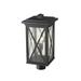 Beachcrest Home™ Thorpe 1-Light Lantern Head Aluminium/Metal in Black/Gray | 19.5 H x 9.5 W x 9.5 D in | Wayfair AD3717518D864A1FBDBAF9183E95D731