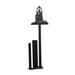 Longshore Tides Lighthouse Vertical Freestanding Paper Towel Holder Metal in Black | 16.5 H x 4.875 W x 6.125 D in | Wayfair