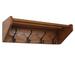 Charlton Home® Kyser Wall Mounted Coat Rack Wood/Metal in Brown | 8.5 H x 24.75 W x 9 D in | Wayfair 38DAFDE0E4DC4D1F97B94712A5C3D551