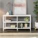 Winston Porter Lister 30.25" H 54" W Bookcase Wood in White | 30.25 H x 54 W x 13.75 D in | Wayfair 500FCA3080684E77AC174160D0575C2B