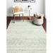 Ivory/Green Rectangle 8'6" x 11'6" Area Rug - Loon Peak® Irmengard Geometric Handmade Tufted Wool Area Rug 102.0 x 0.75 in gray/whiteWool | Wayfair