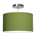 Seascape Lamps Thao 1 - Light Unique Drum Pendant in Green | 12 H x 30 W x 30 D in | Wayfair SL_TH30_V