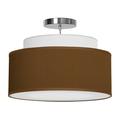 Seascape Lamps Abba 1 - Light Unique Drum Pendant | 12 H x 24 W x 24 D in | Wayfair SL_AB24_AC