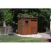 Outdoor Living Today 8 ft. W x 4 ft. D Sliding Door Cedar Wood Storage Shed in Brown | 96 H x 96 W x 48 D in | Wayfair GS84-SLIDER