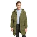 Orolay Men's Thickened Insulated Jacket Quilted Puffer Down Jacket Armygreen M