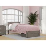Viv + Rae™ Farrah Solid Wood Storage Platform Bed Metal in Gray | 32 H x 40.38 W x 76 D in | Wayfair 4876A412DEE249CF9B887BECFB163A56