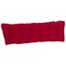 Latitude Run® Twill Indoor Seat Cushion Polyester/Cotton Blend in Red | 5 H x 55 W in | Outdoor Furniture | Wayfair