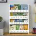 Tidy Books 45.3" Book Display Wood in Gray/White | 45.3 H x 30.3 W x 2.8 D in | Wayfair BC-WLCG