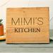 Gracie Oaks Mimi's Kitchen Wall Décor, Solid Wood in Brown | 5 H x 7 W x 1 D in | Wayfair 8B27781F630A43BF927CF6B48A56E189