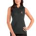 Women's Antigua Charcoal Florida State Seminoles Tribute Sleeveless Polo