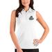 Women's Antigua White Delaware Fightin' Blue Hens Tribute Sleeveless Polo