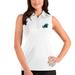 Women's Antigua White Tulane Green Wave Tribute Sleeveless Polo