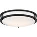 Nuvo Lighting 68021 - LED GLAMOUR BL 13" FLUSH Indoor Ceiling LED Fixture