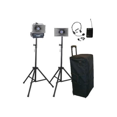 AmpliVox Deluxe Wireless Half-Mile Hailer Kit Black SW632