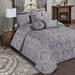 Camelot Grande Bedspread Gray, California King, Gray