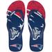 FOCO New England Patriots Big Logo Flip-Flops