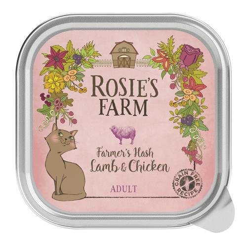 16x100g Adult Lamm&Huhn Rosie's Farm Katzenfutter