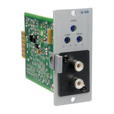 Toa Electronics U03R - Unbalanced Line Input Lo/Hi Cut Filter Module U-03R