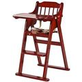 Baby High Chair Multipurpose Baby High Chair for The House Table and Chairs for Children Folding Baby High Chair for Child in Solid Wood with Adjustable Tray