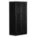 " Storage Cabinet, 60 inch with 4 Shelves, Espresso Finish - Concepts in Wood KT3060-E"