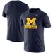 Men's Nike Navy Michigan Wolverines Softball Drop Legend Slim Fit Performance T-Shirt