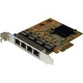 StarTech ST1000SPEX43 4-Port PCIe Gigabit Network Adapter Card ST1000SPEX43