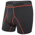 Saxx - Kinetic HD Boxer Brief - Kunstfaserunterwäsche Gr L grau/schwarz