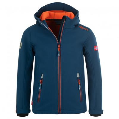 Trollkids - Kid's Trollfjord Jacket - Softshelljacke Gr 116 blau