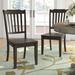 Three Posts™ Fortville Solid Wood Windsor Back Dining Chair Wood in Black | 39.37 H x 18.9 W x 23.82 D in | Wayfair