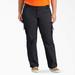 Dickies Women's Plus Relaxed Fit Cargo Pants - Rinsed Black Size 24W (FPW777)