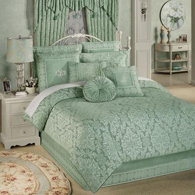 Grandview Comforter Set Aqua Mist, King, Aqua Mist