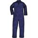 21Fashion Mens Long Sleeves Polycotton Coverall Overall Adults Euro Work Wear Boiler Suit (Navy Blue X Large Regular)