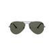 Ray-Ban Unisex Aviator Sunglasses, Grey, 58 mm UK