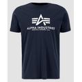 Alpha Industries Basic Reflective Print T-Shirt, bleu, taille M