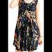 Urban Outfitters Dresses | Black Swing Dress Never Worn Floral | Color: Black | Size: S