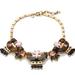 J. Crew Jewelry | Jcrew Tortoise Crystal Necklace In Shell Pink | Color: Gold/Tan | Size: Os