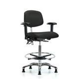Blue Ridge Ergonomics Ergonomic Office Chair Upholstered in Brown | 38 H x 26 W x 26 D in | Wayfair NECR-HBCH-CR-T0-A1-CF-EG-ESDBLK