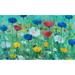 Toland Home Garden Field of Wildflowers 30 in. x 18 in. Non-Slip Indoor Door Mat Synthetics in Green | 18 W x 30 D in | Wayfair 800475