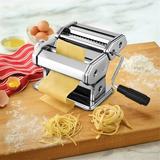 DreamDwell Home Manual Pasta Maker 7 Thickness Settings for Spaghetti, Fettuccini, Lasagna, Dumpling Skins in Gray | Wayfair US01+AMB005364_1#ROO