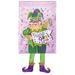 Dicksons Inc Mardi Gras Jester 2-Sided Nylon 24 x 13 in. Garden Flag in Pink | 24 H x 13 W in | Wayfair M010121