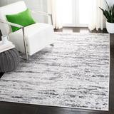 Gray Indoor Area Rug - Union Rustic Seng Abstract Light/Charcoal Area Rug Polyester/Polypropylene in Gray, Size 79.0 W x 0.43 D in | Wayfair